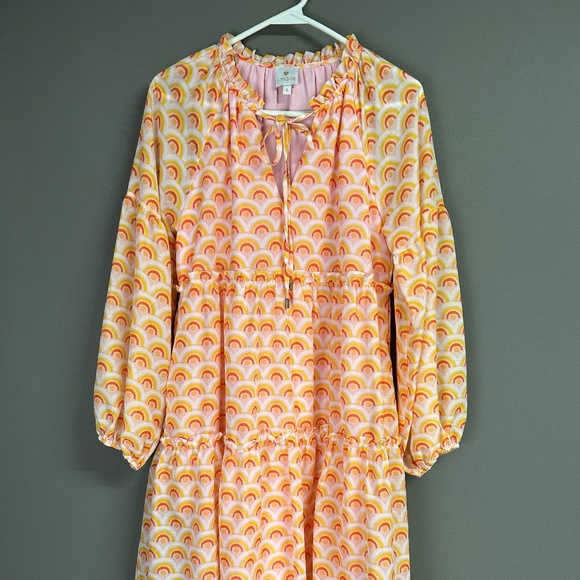 J MARIE Summer Tiered Dress Size S - Picture 1 of 4